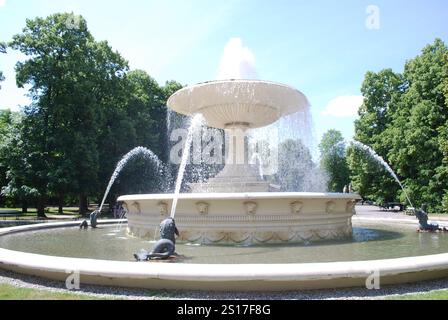 Varsovie jardin Saxon Banque D'Images