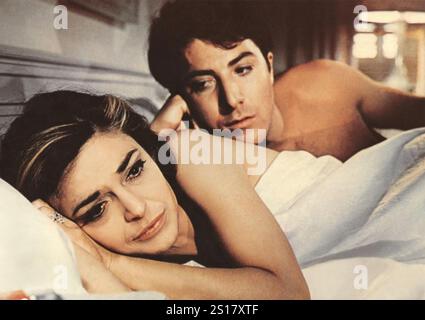 LE film des DIPLÔMÉS 1967 United Artists avec Anne Bancroft et Dustin Hoffman Banque D'Images