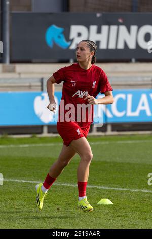 London City Lionesses v Liverpool FC Women, Adobe Womens FA Cup 5th Round, 11th février 2024. À Princes Park, Dartford, Kent Banque D'Images