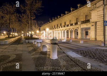 Aranjuez dans la nuit, Espagne Banque D'Images