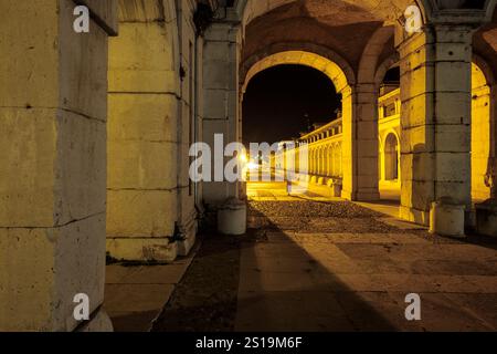 Aranjuez dans la nuit, Espagne Banque D'Images