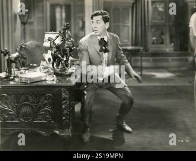 L'acteur Edward Everett Horton dans le film 'The Hottentot'. Un film américain réalisé par Roy Del Ruth. Archive American Movie Photograph, 1929 Banque D'Images