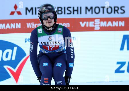 Garmisch Partenkirchen, Allemagne. 1er janvier 2025. Raimund Philipp (SC Oberstdorf) beim Neujahrsskispringen 73. Vierschanzentournee Garmisch-Partenkirchen crédit : dpa/Alamy Live News Banque D'Images