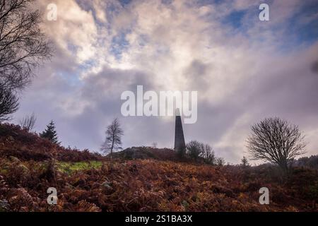 Vue du monument Murrays dans le parc forestier de Galloway en Écosse Banque D'Images