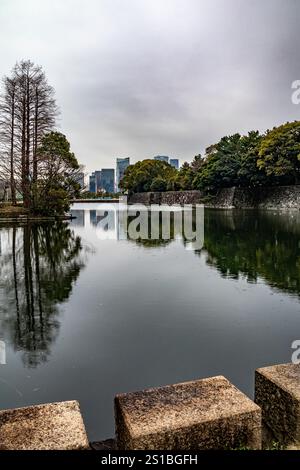 Palais impérial, district de Chiyoda , Tokyo , Japon Banque D'Images