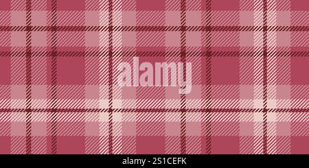 Motif écossais sans couture classique dans les tons de rouge et de rose pour les motifs textiles traditionnels, la mode et les arrière-plans décoratifs Illustration de Vecteur