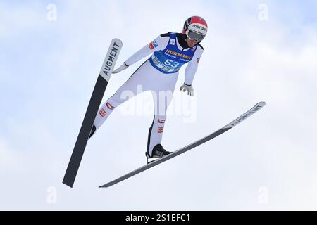 Innsbruck, Autriche. 03 janvier 2025. INNSBRUCK, AUTRICHE - 3 JANVIER : Michael Hayboeck d'Autriche lors de la qualification de la Coupe du monde de saut à ski FIS quatre collines hommes Innsbruck à Innsbruck le 3 janvier 2025 à Innsbruck, Autriche.250103 SEPA 24 152 - 20250103 PD3843 crédit : APA-PictureDesk/Alamy Live News Banque D'Images