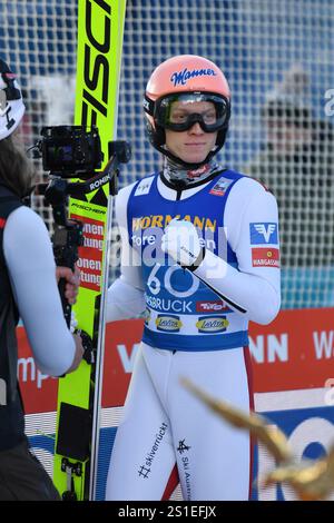 Innsbruck, Autriche. 03 janvier 2025. INNSBRUCK, AUTRICHE - 3 JANVIER : Jan Hoerl d'Autriche lors de la qualification de la Coupe du monde de saut à ski FIS quatre collines hommes Innsbruck à Innsbruck le 3 janvier 2025 à Innsbruck, Autriche.250103 SEPA 24 131 - 20250103 PD3877 crédit : APA-PictureDesk/Alamy Live News Banque D'Images