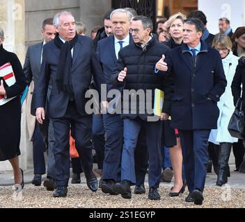 France, Paris, 2025-01-03. Premier conseil des ministres. Photographie de Francois Pauletto. Banque D'Images