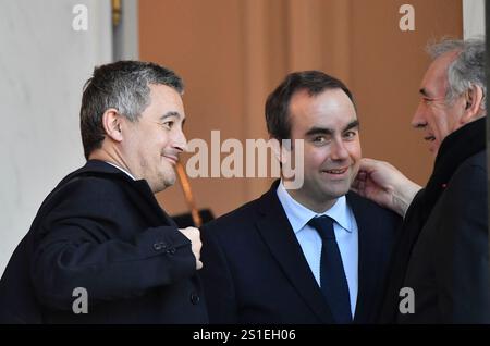 France, Paris, 2025-01-03. Premier conseil des ministres. Photographie de Francois Pauletto. Banque D'Images