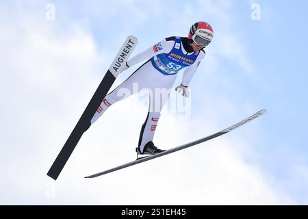Innsbruck, Autriche. 03 janvier 2025. INNSBRUCK, AUTRICHE - 3 JANVIER : Michael Hayboeck d'Autriche lors de la qualification de la Coupe du monde de saut à ski FIS quatre collines hommes Innsbruck à Innsbruck le 3 janvier 2025 à Innsbruck, Autriche.250103 SEPA 24 071 - 20250103 PD4048 crédit : APA-PictureDesk/Alamy Live News Banque D'Images