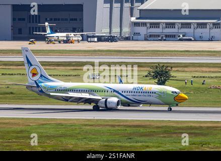 Flughafen Flughafen Bangkok-Don Mueang, Registrierung : HS-DBV, Nok AIR, BOEING 737-800. // 28.11.2024, Bangkok, Thaïlande, Asie *** Bangkok Don Mueang Banque D'Images