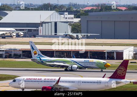 Flughafen Flughafen Bangkok-Don Mueang, Registrierung : HS-DBV, Nok AIR, BOEING 737-800. // 28.11.2024, Bangkok, Thaïlande, Asie *** Bangkok Don Mueang Banque D'Images