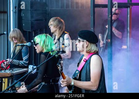 Kissa sur scène au concert en plein air Kerafest à Espoo, Finlande Banque D'Images