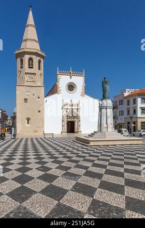 Tomar Portugal : Église Jean Baptiste en portugais 'Igreja de São João Baptista' Banque D'Images