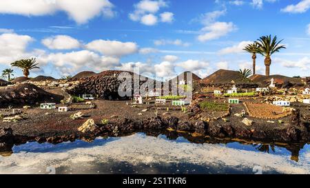 2016, Lanzarote, ESP, Espagne, Îles Canaries, îles Canaries, Océan Atlantique, Lanzarote, réserve de biosphère, volcan, volcanisme, île volcanique, île Banque D'Images