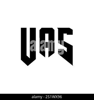 Conception de logo de lettre UAS pour la société de technologie. Combinaison de couleurs noir et blanc de conception de logo UAS. Logo UAS, vecteur UAS, conception UAS, icône UAS, UAS alph Illustration de Vecteur