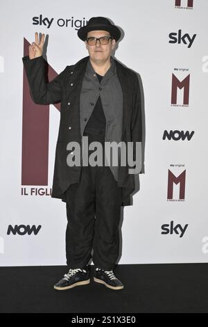 Rome, Italie. 04 janvier 2025. Rome : Cinéma Barberini. Photocall 'M. le fils du siècle' sur la photo : Joe Wright crédit : Agence photo indépendante/Alamy Live News Banque D'Images