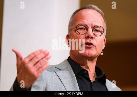 Berlin Praesentation der SPD Wahlkampagne für die Bundestagswahl 2025. Matthias Miersch Generalsekretaer, SPD spricht BEI der Praesentation der Wahlkampagne zur Bundestagswahl 2025 à Berlin, 05.01.2025. Copyright : xEibner-Pressefoto/FlorianxWiegandx EP FWD Banque D'Images