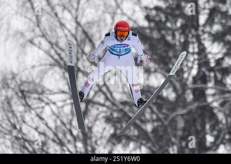 Bischofshofen, Autriche. 05 janvier 2025. BISCHOFSHOFEN, AUTRICHE - 5 JANVIER : Manuel Fettner d'Autriche lors de la qualification de la Coupe du monde de saut à ski FIS quatre collines hommes Bischofshofen à le 5 janvier 2025 à Bischofshofen, Autriche.250105 SEPA 24 028 - 20250105 PD4946 crédit : APA-PictureDesk/Alamy Live News Banque D'Images