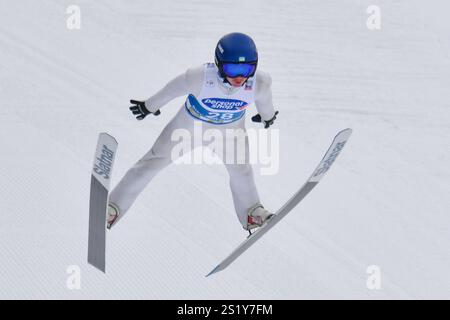 Bischofshofen, Autriche. 05 janvier 2025. BISCHOFSHOFEN, AUTRICHE - 5 JANVIER : Yevhen Marusiak de l'Ukraine lors de la qualification de la Coupe du monde de saut à ski FIS quatre collines hommes Bischofshofen à le 5 janvier 2025 à Bischofshofen, Autriche.250105 SEPA 24 052 - 20250105 PD5060 crédit : APA-PictureDesk/Alamy Live News Banque D'Images