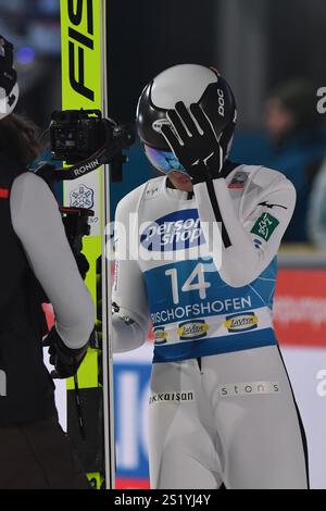 Bischofshofen, Autriche. 05 janvier 2025. BISCHOFSHOFEN, AUTRICHE - 5 JANVIER : Sakutaro Kobayashi du Japon lors de la qualification de la Coupe du monde de saut à ski FIS quatre collines hommes Bischofshofen à le 5 janvier 2025 à Bischofshofen, Autriche.250105 SEPA 24 103 - 20250105 PD6508 crédit : APA-PictureDesk/Alamy Live News Banque D'Images