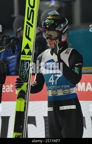 Bischofshofen, Autriche. 05 janvier 2025. BISCHOFSHOFEN, AUTRICHE - 5 JANVIER : Ren Nikaido du Japon lors de la qualification de la Coupe du monde de saut à ski FIS quatre collines hommes Bischofshofen à le 5 janvier 2025 à Bischofshofen, Autriche.250105 SEPA 24 090 - 20250105 PD6657 crédit : APA-PictureDesk/Alamy Live News Banque D'Images