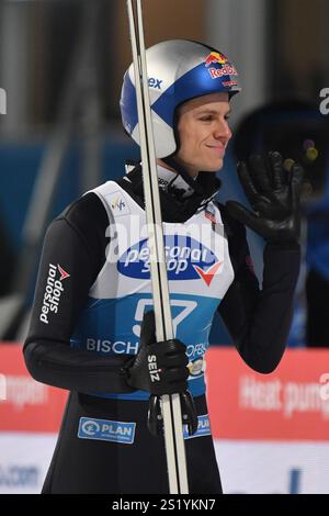 Bischofshofen, Autriche. 05 janvier 2025. BISCHOFSHOFEN, AUTRICHE - 5 JANVIER : Andreas Wellinger d'Allemagne lors de la qualification de la Coupe du monde de saut à ski FIS quatre collines hommes Bischofshofen à le 5 janvier 2025 à Bischofshofen, Autriche.250105 SEPA 24 081 - 20250105 PD6675 crédit : APA-PictureDesk/Alamy Live News Banque D'Images