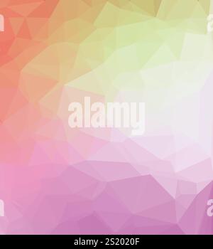 Fond géométrique abstrait. Modèle de triangle multicolore Illustration de Vecteur