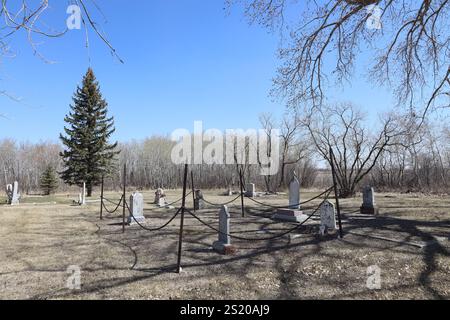 cimetière privé dans un cimetière Banque D'Images
