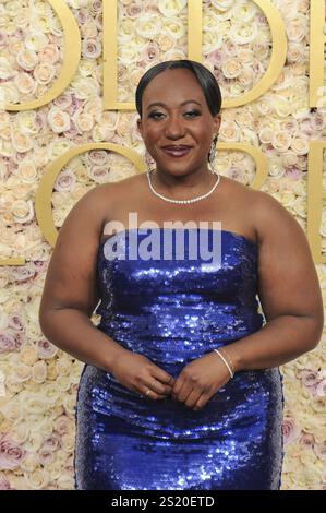 CA. 05th Jan, 2025. Angelique Jackson aux arrivées pour la 82e Golden Globe Awards - part 1, Beverly Hilton Hotel, Beverly Hills, CA, janvier 05, 2025. crédit : Elizabeth Goodenough/Everett Collection/Alamy Live News Banque D'Images
