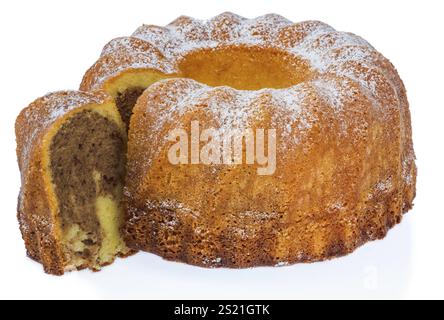 Un gâteau de marbre pour le dessert. Photo symbolique pour les impôts, les droits et les actions Autriche Banque D'Images