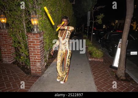 Los Angeles, États-Unis. 04 janvier 2025. Le mannequin Guetcha Tondreau repéré au Sunset Marquis, West Hollywood, CA, le 4 janvier 2025 (photo Eugene Powers/SOPA images/Sipa USA) crédit : Sipa USA/Alamy Live News Banque D'Images