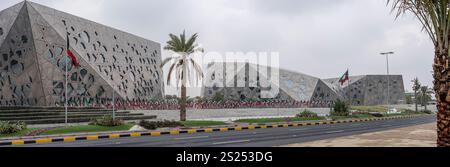 L'extérieur de nouveau le cheikh Jaber Al-Ahmad Centre culturel dans la ville de Koweït , Koweït Banque D'Images