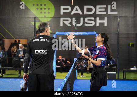 Riyad, Arabie Saoudite. 06 janvier 2025. Lors de l'EA Sports FC Supercup 2024/2025 légendes du padel à Padel Rush, Arabie Saoudite - Sport, Football - lundi 6, 2025 (photo par Massimo Paolone/LaPresse) crédit : LaPresse/Alamy Live News Banque D'Images