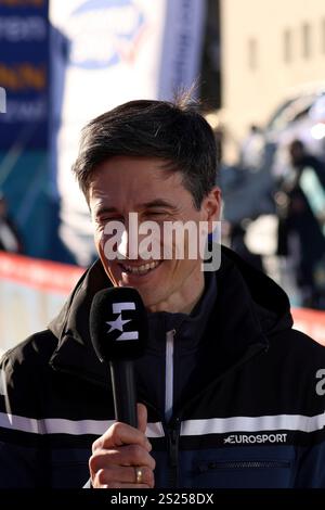 Garmisch Partenkirchen, Allemagne. 31 décembre 2024. Martin Schmitt (TV-Experte /Skisprung-Experte, Eurosport, ex-Weltmeister) BEI der Qualifikation zum Neujahrsskispringen der 73. Vierschanzentournee à Garmisch-Partenkirchen crédit : dpa/Alamy Live News Banque D'Images