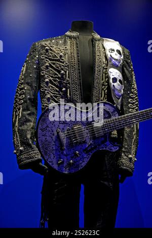 Johnny Hallyday, L'exposition, Paris, France, Europe Banque D'Images