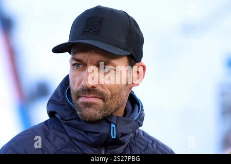 Garmisch Partenkirchen, Allemagne. 31 décembre 2024. Sven Hannawald (ex-Skispringer, TV Experte ARD, Skisprung-Experte, Vierfach-Tourneesieger, 2002) BEI der Qualifikation zum Neujahrsskispringen der 73. Vierschanzentournee à Garmisch-Partenkirchen crédit : dpa/Alamy Live News Banque D'Images