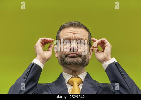 Réunion traditionnelle de l'Epiphanie 2025 du parti FDP. L'événement du parti marque également le début de la campagne électorale pour les élections fédérales de 2025. Dr ma Banque D'Images