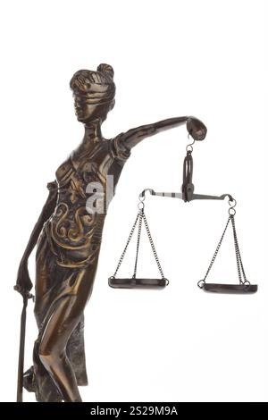 Une figure de Justice avec des échelles. Droit et Justice, Une figure de la Justice avec des échelles. Droit et justice. Autriche Banque D'Images