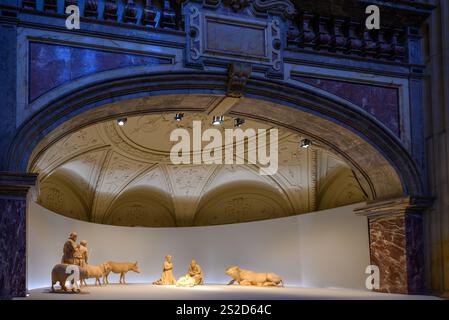 Détails de l'intérieur de la cathédrale de Berlin Berliner Dom situé sur l'île aux musées dans le quartier historique de Mitte à Berlin, en Allemagne, le 2 janvier 2025 Banque D'Images