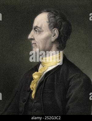 Portrait de Leonhard Euler (1707-1783) Banque D'Images