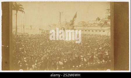 Festa de inauguração do monumento em homenagem a Pedro Álvares Cabral (001MF018001). Banque D'Images