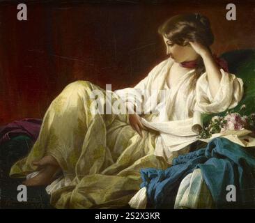 Franz Xaver Winterhalter (1805-73) - ''contemplation'' Banque D'Images