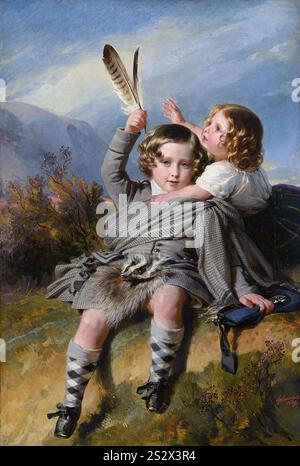 Franz Xaver Winterhalter (1805-73) - Prince Alfred et Princesse Helena Banque D'Images