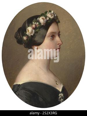 Franz Xaver Winterhalter (1805-73) - Reine Victoria (1819-1901) Banque D'Images