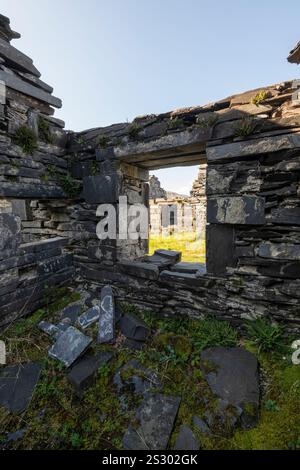 Anglesey Barracks, Dinorwig Quarry, Llanberis, Nord du pays de Galles. Banque D'Images