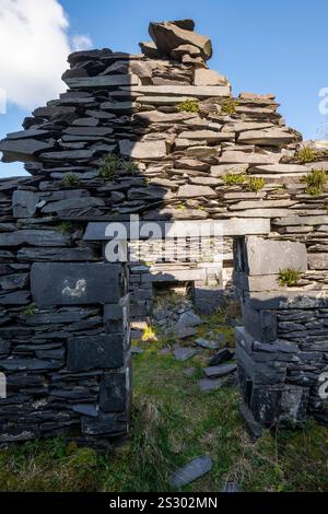 Anglesey Barracks, Dinorwig Quarry, Llanberis, Nord du pays de Galles. Banque D'Images