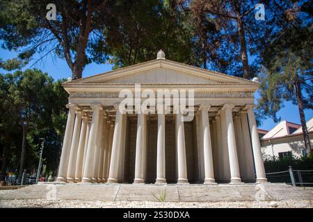 Antalya, Turquie - 16 septembre 2024, Dokuma Park, un parc populaire avec un musée en plein air de monuments turcs miniatures Banque D'Images