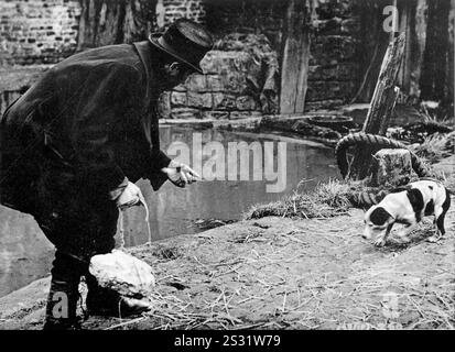 OLIVER TWIST Robert Newton date : 1948 Banque D'Images